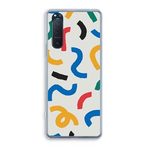 CaseCompany Illustratieve pop 2: Sony Xperia 5 II Transparant Hoesje