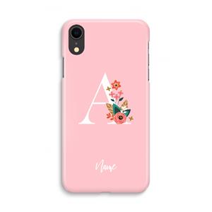 CaseCompany Pink Bouquet: iPhone XR Volledig Geprint Hoesje