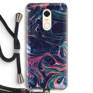 CaseCompany Light Years Beyond: Xiaomi Redmi 5 Transparant Hoesje met koord