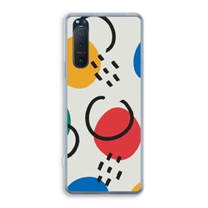 CaseCompany Illustratieve pop 3: Sony Xperia 5 II Transparant Hoesje