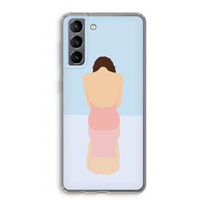 CaseCompany Mirror: Samsung Galaxy S21 Transparant Hoesje