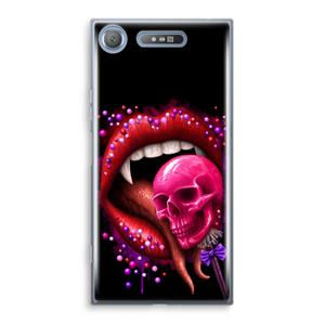 CaseCompany Dodelijk zoet: Sony Xperia XZ1 Transparant Hoesje