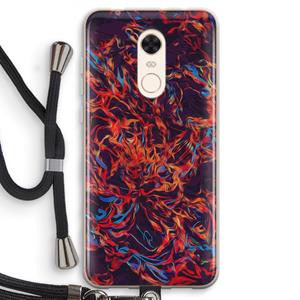 CaseCompany Lucifer: Xiaomi Redmi 5 Transparant Hoesje met koord