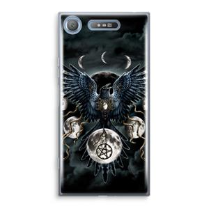 CaseCompany Sinister Wings: Sony Xperia XZ1 Transparant Hoesje