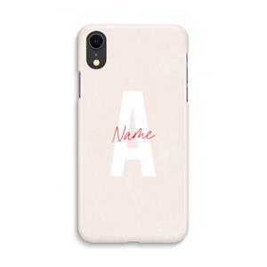 CaseCompany Strawberry Milkshake: iPhone XR Volledig Geprint Hoesje