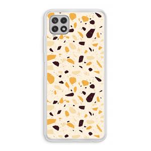 CaseCompany Terrazzo N°13: Samsung Galaxy A22 4G Transparant Hoesje