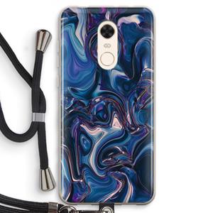 CaseCompany Mirrored Mirage: Xiaomi Redmi 5 Transparant Hoesje met koord