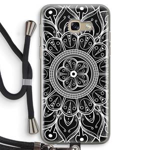 CaseCompany Roses Are Red: Samsung Galaxy A5 (2017) Transparant Hoesje met koord