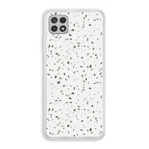 CaseCompany Terrazzo N°14: Samsung Galaxy A22 4G Transparant Hoesje