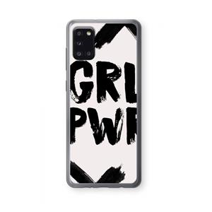 CaseCompany Girl Power #2: Samsung Galaxy A31 Transparant Hoesje