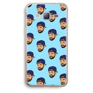 CaseCompany Drake Away: Samsung Galaxy J3 (2016) Transparant Hoesje