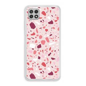 CaseCompany Terrazzo N°15: Samsung Galaxy A22 4G Transparant Hoesje