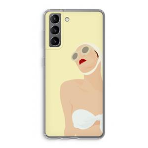 CaseCompany Summer: Samsung Galaxy S21 Transparant Hoesje
