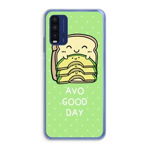 CaseCompany Avo Good Day: Xiaomi Redmi 9T Transparant Hoesje