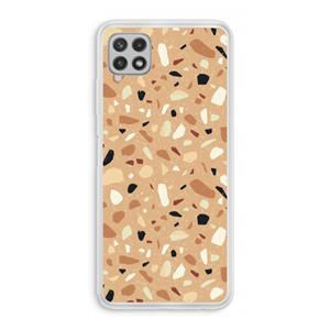 CaseCompany Terrazzo N°17: Samsung Galaxy A22 4G Transparant Hoesje
