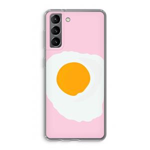 CaseCompany Sunny side up: Samsung Galaxy S21 Transparant Hoesje