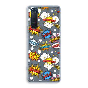 CaseCompany Pow Smack: Sony Xperia 5 II Transparant Hoesje
