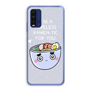 CaseCompany I'm A Hopeless Ramen-Tic For You: Xiaomi Redmi 9T Transparant Hoesje
