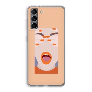 CaseCompany Surprise: Samsung Galaxy S21 Transparant Hoesje