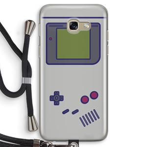 CaseCompany Game On: Samsung Galaxy A5 (2017) Transparant Hoesje met koord