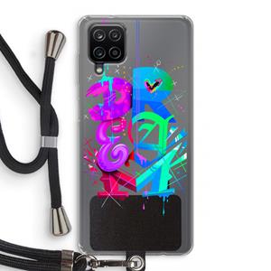 CaseCompany Dream: Samsung Galaxy A12 Transparant Hoesje met koord