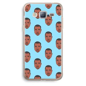 CaseCompany Kanye Call Me℃: Samsung Galaxy J3 (2016) Transparant Hoesje