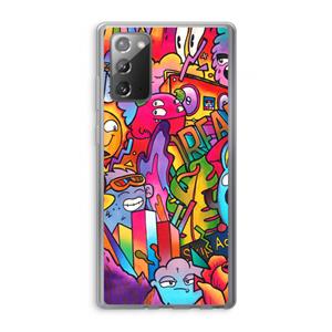 CaseCompany Dreams: Samsung Galaxy Note 20 / Note 20 5G Transparant Hoesje