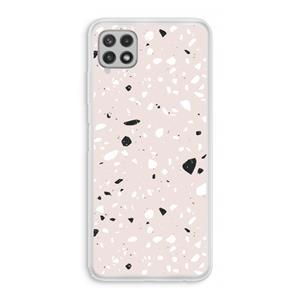 CaseCompany Terrazzo N°20: Samsung Galaxy A22 4G Transparant Hoesje
