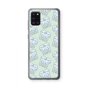 CaseCompany Octopussen: Samsung Galaxy A31 Transparant Hoesje