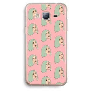 CaseCompany King Kylie: Samsung Galaxy J3 (2016) Transparant Hoesje