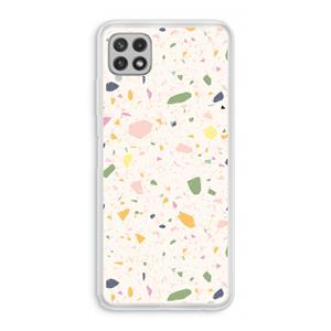 CaseCompany Terrazzo N°21: Samsung Galaxy A22 4G Transparant Hoesje