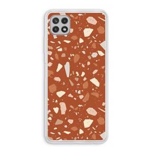 CaseCompany Terrazzo N°22: Samsung Galaxy A22 4G Transparant Hoesje