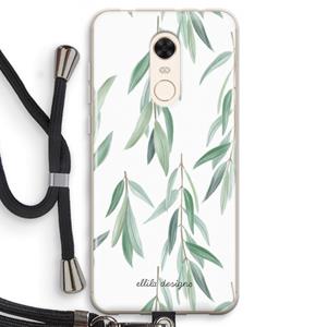 CaseCompany Branch up your life: Xiaomi Redmi 5 Transparant Hoesje met koord