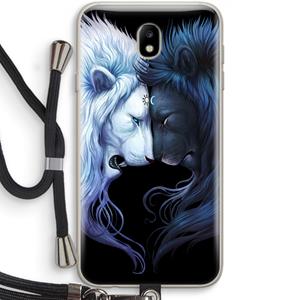 CaseCompany Brotherhood: Samsung Galaxy J7 (2017) Transparant Hoesje met koord