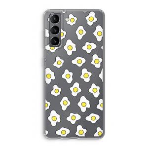 CaseCompany Spiegeleitjes: Samsung Galaxy S21 Transparant Hoesje