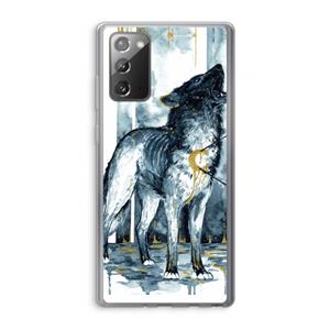 CaseCompany Bleeding Soul: Samsung Galaxy Note 20 / Note 20 5G Transparant Hoesje