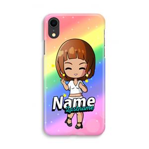 CaseCompany Chibi Maker vrouw: iPhone XR Volledig Geprint Hoesje