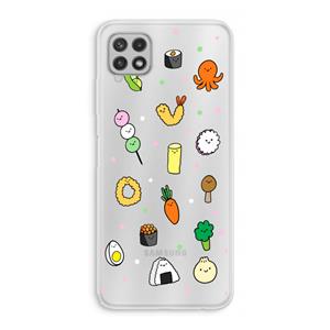 CaseCompany Happy bento friends: Samsung Galaxy A22 4G Transparant Hoesje