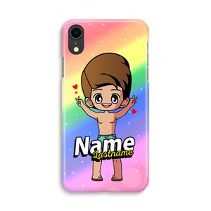 CaseCompany Chibi Maker man: iPhone XR Volledig Geprint Hoesje