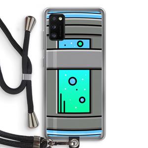 CaseCompany Chug Bottle: Samsung Galaxy A41 Transparant Hoesje met koord