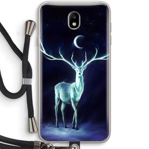 CaseCompany Nightbringer: Samsung Galaxy J7 (2017) Transparant Hoesje met koord