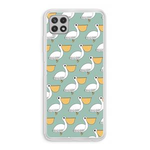 CaseCompany Pelican: Samsung Galaxy A22 4G Transparant Hoesje