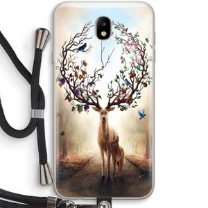 CaseCompany Seasons Change: Samsung Galaxy J7 (2017) Transparant Hoesje met koord