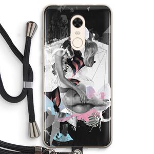 CaseCompany Camouflage de sommeil: Xiaomi Redmi 5 Transparant Hoesje met koord