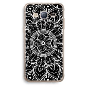 CaseCompany Roses Are Red: Samsung Galaxy J3 (2016) Transparant Hoesje