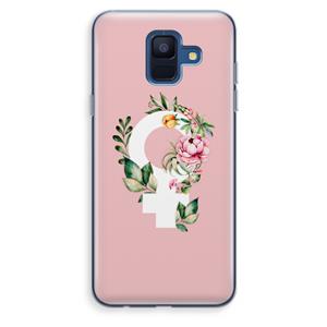 CaseCompany Venus: Samsung Galaxy A6 (2018) Transparant Hoesje