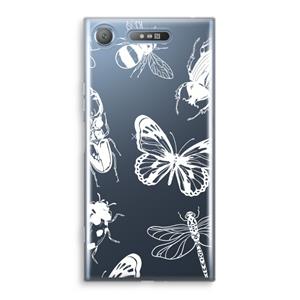 CaseCompany Tiny Bugs: Sony Xperia XZ1 Transparant Hoesje