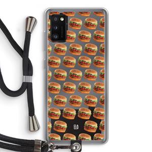 CaseCompany Giants: Samsung Galaxy A41 Transparant Hoesje met koord