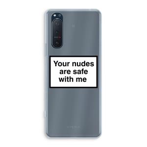 CaseCompany Safe with me: Sony Xperia 5 II Transparant Hoesje