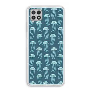 CaseCompany Kwallie: Samsung Galaxy A22 4G Transparant Hoesje